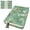 Green, variant on QRZIQRZ Adjustable Fabric Book Cover Protector for Paperback, Waterproof Soft Canvas Book Cover with Pocket Bookmark, Double Side Print Book Dust Jacket Covers for Hardcover Textbook Book Lovers Gift