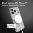 thumbnail image 5 of ZAGG Clear Snap with Kickstand - Apple iPhone 17 Pro Clear Case with MagSafe and Built-In Kickstand, 5 of 17