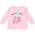 thumbnail image 3 of Inktastic Love You Alotl Cute Axolotl Valentines Boys or Girls Long Sleeve Toddler T-Shirt, 3 of 5