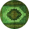 thumbnail image 1 of Ahgly Company Indoor Round Persian Green Traditional Area Rugs, 6' Round, 1 of 1