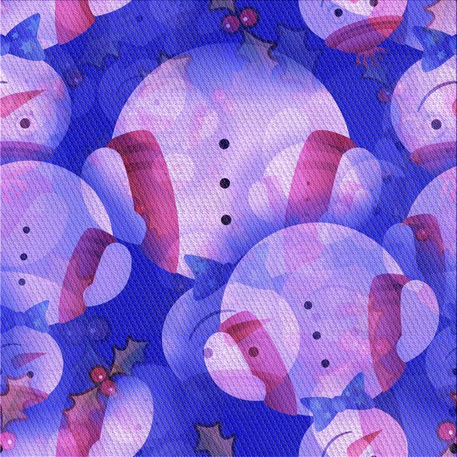 Ahgly Company Machine Washable Indoor Square Transitional Purple Mimosa Purple Area Rugs, 4' Square