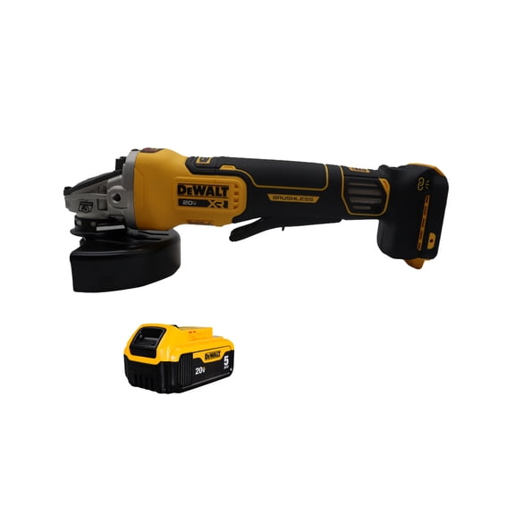 DeWalt DCG410VSB 20V 4-1/2" - 5" Cordless Grinder with 5Ah Battery