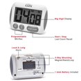 thumbnail image 3 of Temporizador CDN TM15 con dígitos extragrandes y alarma fuerte de 100 minutos, 3 of 5