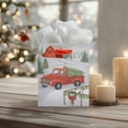 thumbnail image 4 of Holiday Time Petit Sac Cadeau Brillant De Noël avec Camion Rouge, 4 of 4