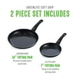 thumbnail image 5 of GreenLife Soft Grip Pro 2-Piece Fry Pan Set, 5 of 11