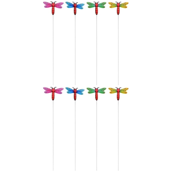 2 Count Dragonfly Stakes for Yard Flying Simulated Lawn Outdoor