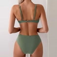 thumbnail image 5 of HUAXUN Womens Swimsuit Cover Up Vintage Halter Swimwear Swimsuit Bikini Knot Front Bathing Suit 2 Piece Swimsuit Tummy Control Bathing Suit, 5 of 7