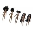 thumbnail image 4 of 5 cuerpos de muñeca desnudos para muñecas de escala 1/6 con ojos 3D, juguete infantil personalizado para armar. si, 4 of 9