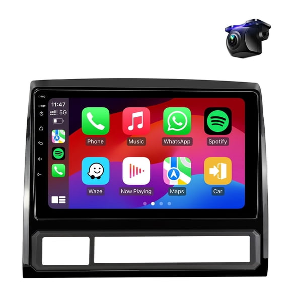 Estéreo para auto MININAVI Tacoma 2005-2015 con pantalla táctil de 9" y Android 12
