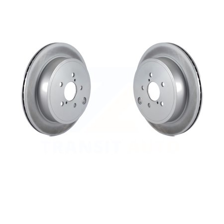 Genius Rear Coated Disc Brake Rotors Pair for Car Subaru Outback Legacy BRZ Scion FR-S Toyota 86 GR86 KG-100628