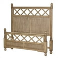 thumbnail image 3 of Sea Wind Florida Malibu Coastal Wood Queen Panel Bed in Natural/Brown, 3 of 3
