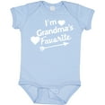 thumbnail image 3 of Inktastic I'm Grandma's Favorite with Arrow and Hearts Boys or Girls Baby Bodysuit, 3 of 5