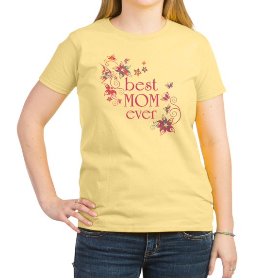 CafePress - Best Mom Ever 3 Women's Light T Shirt - Women's Classic T-Shirt