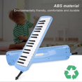 thumbnail image 3 of Melódica Yashi Instrumento de 37 Teclas Teclado de Piano de Aire Azul, 3 of 5