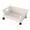 White, variant on yotijay Storage Box Organizer with Wheels Storage Bin for Shelves Closet Living Room Yellow