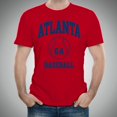 thumbnail image 6 of Atlanta Classic Baseball Arch Basic Cotton T-Shirt - Medium - Red, 6 of 6