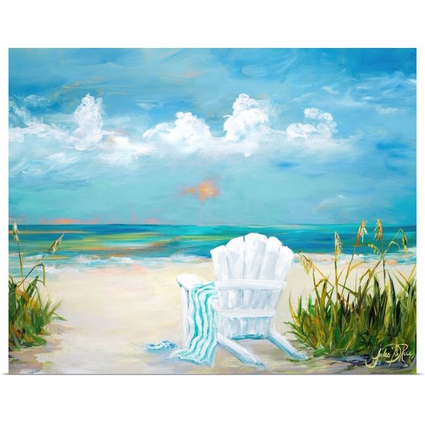 Great BIG Canvas | "Beach Scene II" Art Print - Walmart ...