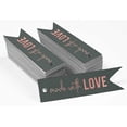 thumbnail image 2 of Inkdotpot Made With Love Text Bottle Tag Real Rose Gold Foil Favor Hang Tags Pack Of 100, 2 of 6