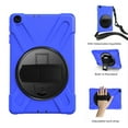 thumbnail image 3 of XYX Case for Samsung Galaxy Tab A 10.1 2019 SM-T510/SM-T515 with 360 Degree Rotating, Hand Strap, Shoulder Strap, Blue, 3 of 7