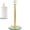 Gold-Round, variant on Wanchiy Paper Towel Holder – Crystal Glass with Sparkly Crushed Diamond Effect, Countertop Stand for Kitchen & Bathroom,Gold,Silver,Black