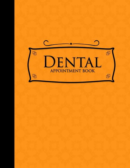 Dental Appointment Book 6 Columns Appointment Notepad, Blank