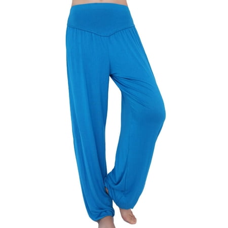 

Avamo Harem Pants for Women High Waist Solid Color Yoga Workout Casual Loose Soft Modal Pajamas Trouser