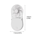 thumbnail image 2 of BotaniNest Portable Transparent Folding Fan Lightweight And Fits Easily In A Ergonomic Design For Effortless Grip., 2 of 6