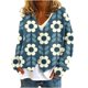 thumbnail image 2 of Puntoco Chaqueta Informal Con Botones Y Estampado De Moda Para Mujer, 2 of 5