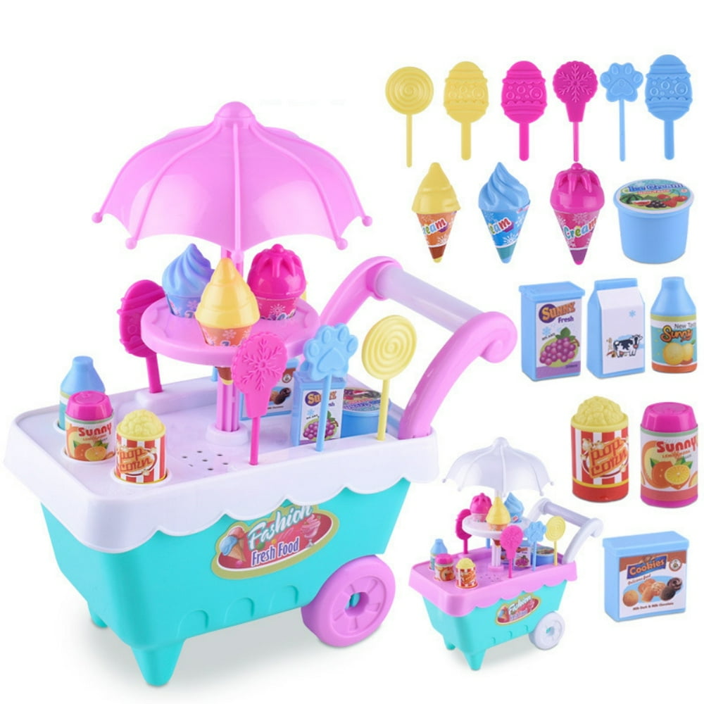 Ice Cream Toys For Kids Autmor Ice Cream Pretend Toys Set 16 Pcs Pretend School Playset Food