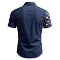thumbnail image 5 of Fabrcox 1776-2026 Mens USA 250th Anniversary Shirt Button Down Flag Print Patriotic Shirts for Men Freedom Commemorative July 4th Shirts for Men XXXL, 5 of 5