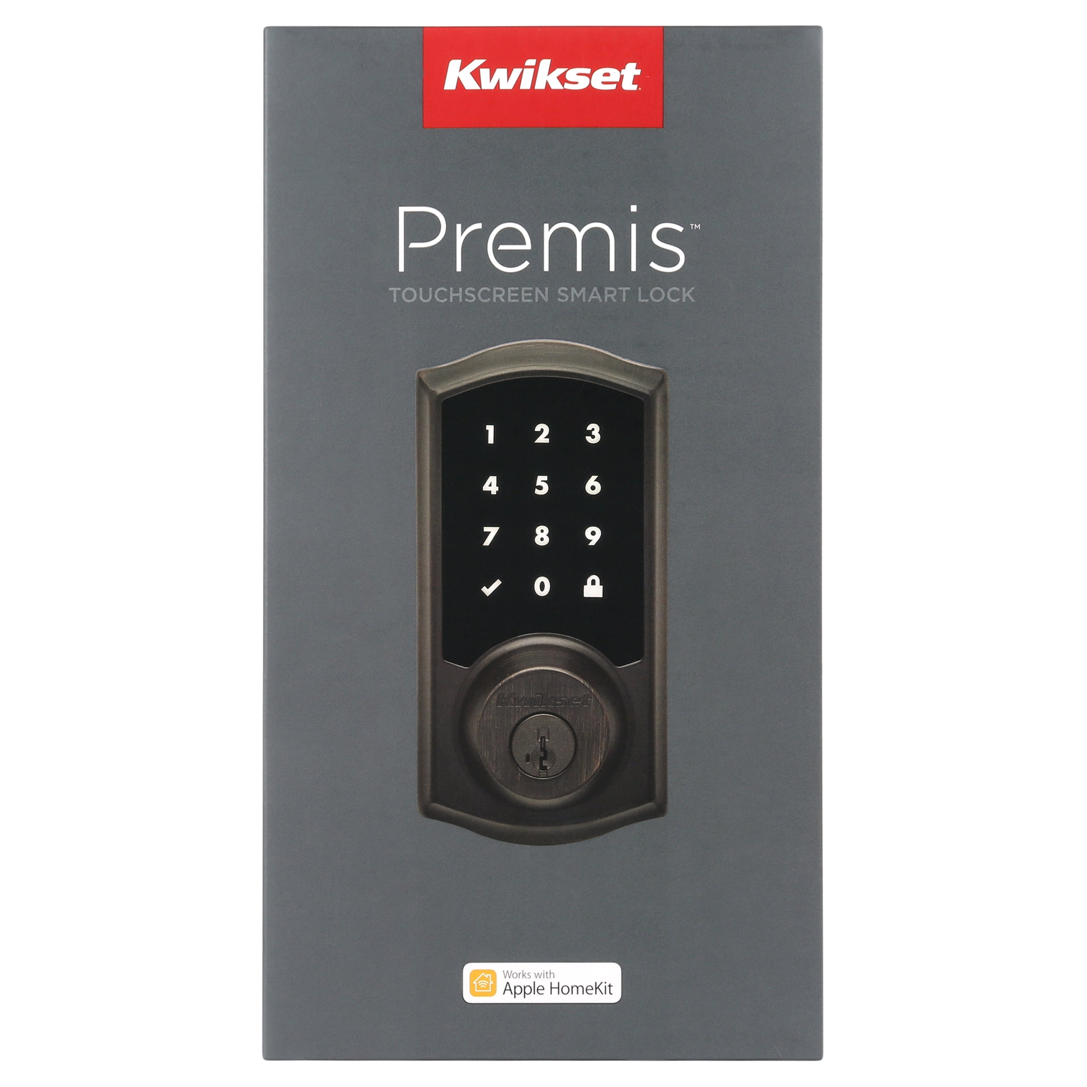 919 Premis Touchscreen Smart Lock featuring SmartKey Security™ in Venetian Bronze