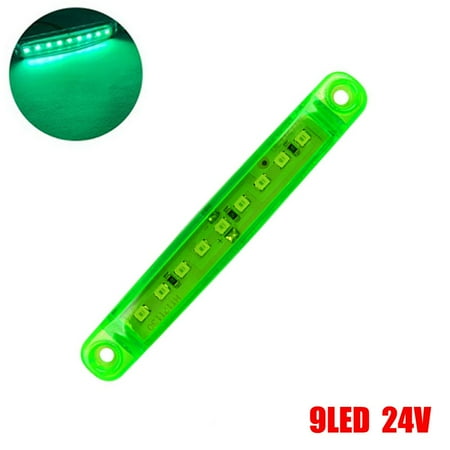 24V LED Side Marker Indicator Lights for Cars, Trucks, and Trailers