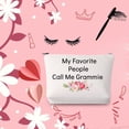thumbnail image 3 of Grammie Gift Grandma Makeup Bag My Favorite People Call Me Grammie Cosmetics Bag Best Grammy Ever Gift for Grandmother, 3 of 7