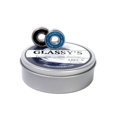 thumbnail image 2 of Glassy's Ceramic Bearings (8 Pack), ABEC 9 High Speed Skateboard Bearings with Washers, Spacers and a Glassy's Sticker (Silver), 2 of 6