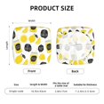 thumbnail image 6 of Square Chair Cushions Cover, Cute Lemon Juice Elastic Office Chair Cover for Dining Chairs with Ties and Removable Cover, Desk Chair Seat Cushion Protectors set of 4, 6 of 7