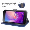 thumbnail image 3 of Mobile Phone Cover for Samsung J2-Core, Cover Premium Pu Leather Tpu Flip Cover Magnetic Closure Card Compartment Stand Function Wallet with Lanyard Protective Cover, 3 of 7