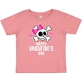 thumbnail image 3 of Inktastic Happy Valentines Day Girls Skull Girls Baby T-Shirt, 3 of 5