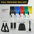 thumbnail image 4 of TCVOR Resistance Bands Set, Exercise Bands Up to 150lb for Working Out, Fitness Bands with Door Anchor & Handles for Men and Women, Strength Training Home Workouts Gym Equipment, 4 of 6