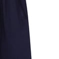 thumbnail image 4 of Riecok Mens Elastic Waist Pants Wide Leg Palazzo Pant Drawstring Solid Stylish Trousers with Pockets Navy 3XL, 4 of 5
