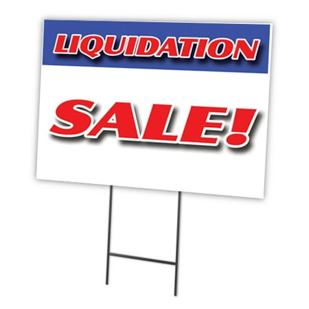 ANNIVERSARY SALE 12"x16" Yard Sign & Stake outdoor plastic coroplast window