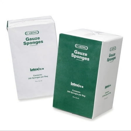 Medline, MIIPRM21416C, Caring Non-sterile Gauze Sponges, 200 / Box, White