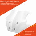 thumbnail image 3 of Motorcycle Windshield Front Windscreen Protector Air Wind Deflector -  ABS Modification Accessory for MT-09 SP 2024, 3 of 7