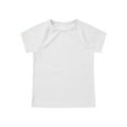 thumbnail image 3 of iiniim Kids Girls Casual Dance Tees Short Sleeve T-shirt Activewear Sportswear White 120, 3 of 6