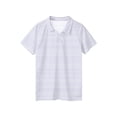 thumbnail image 6 of Dwellite Boys' Polo Shirt Striped Short Sleeve Summer Active Casual Collared for Kids Golf Shirts Back to School 2026 Purple 150, 6 of 6