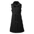 thumbnail image 4 of Winter Coats for Women Puffer Plus Size Waterproof Long Jackets Hooded Warm Winter Coat (Black XL), 4 of 8