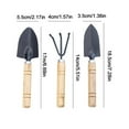 thumbnail image 3 of Flower Pots Multifunctional Wooden Handle Small Rake Spade& Shovel Garden L, 3 of 8