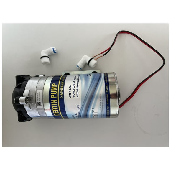 Water Filter Parts Water Filtration Booster Pump With 2pcs Connector For 400 GPD 600GPD Water Purifier Reverse Osmosis Machine