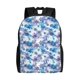 thumbnail image 1 of Balery Icy Blue Snowflakes Mochila - Mochila Estilosa y Duradera para Laptop de 15 Pulgadas con Tela Oxford Impermeable, 1 of 8