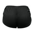 thumbnail image 5 of Cute Micro Pajamas Shorts for Women Low Rise Side Slit Pj Bottoms (Black L), 5 of 5
