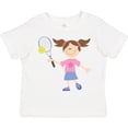 thumbnail image 3 of Inktastic Tennis Girl Girls Toddler T-Shirt, 3 of 5